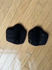 Black Neoprene Splint Galloping Brush Boots for Pony or Small Horse Size M