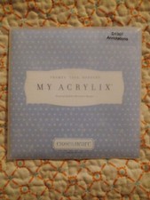 NEW Close To My Heart Acrylic Stamps "Annotations" Frames, Tags, Borders