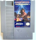 EXCELLENT ORIGINAL VINTAGE 1989 "IRON SWORD" NINTENDO NES VIDEO GAME CARTRIDGE
