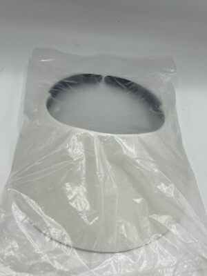 Blank White Visor Headband Hat Cap Plain New Sealed in Package
