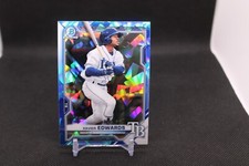 XAVIER EDWARDS 2021 Bowman Chrome SAPPHIRE Prospects #BCP-101 Tampa Bay Rays
