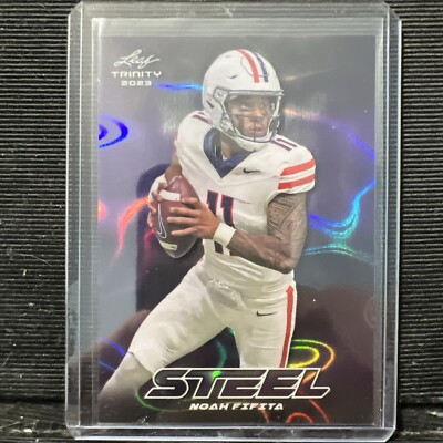 2023 Leaf Trinity Steel Purple Noah Fifita /49 #S-62 RC Arizona Wildcats