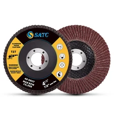 40PCS 4.5 inch Flap Sanding Grinding Discs Wheel 40 Grit for 4-1/2 For Grinder