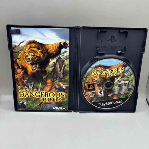 Cabela's Dangerous Hunts PS2 PlayStation 2 + Reg Card - Complete CIB - Picture 8 of 8