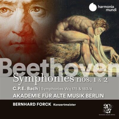 Akademie für Alte Musik Berlin - Sinfonien 1 & 2/ Wq 175 & 183/4 CD NEU OVP