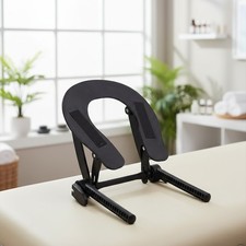 Professional Massage Headrest - Adjustable Aluminum Face Cradle for Therapists