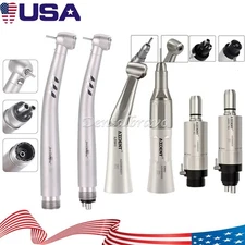 Dental Kit de pieza de mano turbina fibra óptico LED de alta y baja velocidad