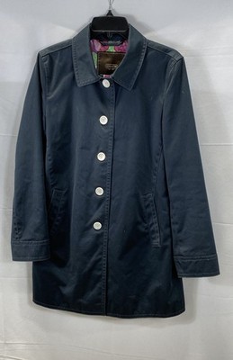 Coach Women Blue Coat Size M