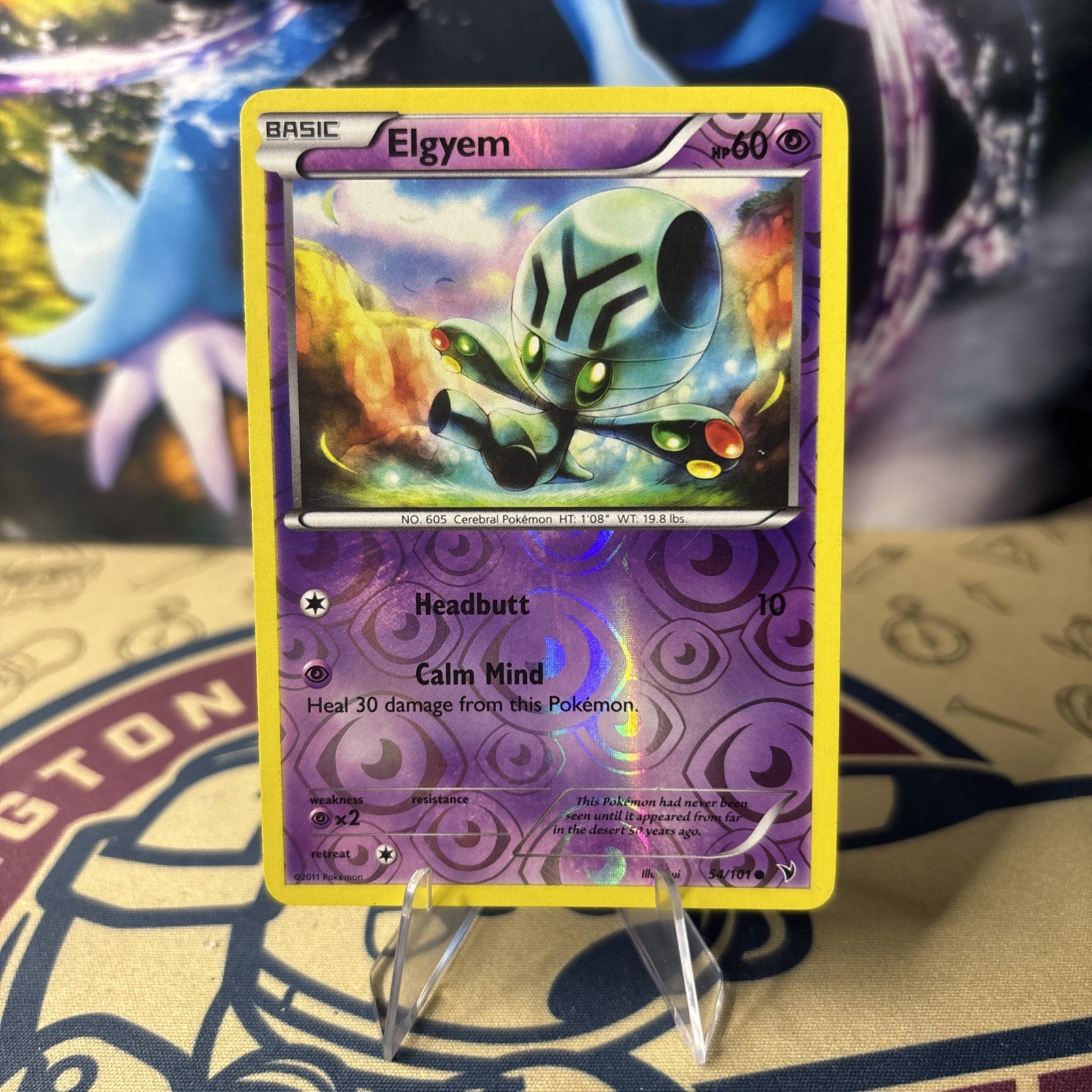 Elgyem 54/101 Noble Victories Reverse Holo