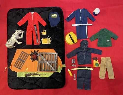 Vintage 1970 Gi Joe Adventure Team FOUR SETS LOT  VG+ READ!