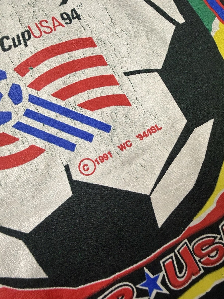 Vintage 90s World Cup Soccer T Shirt Men's XL Team USA Single