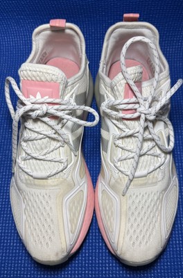 Adidas  Boost White Running Shoes  Zx 2K Fy2013  Size  8