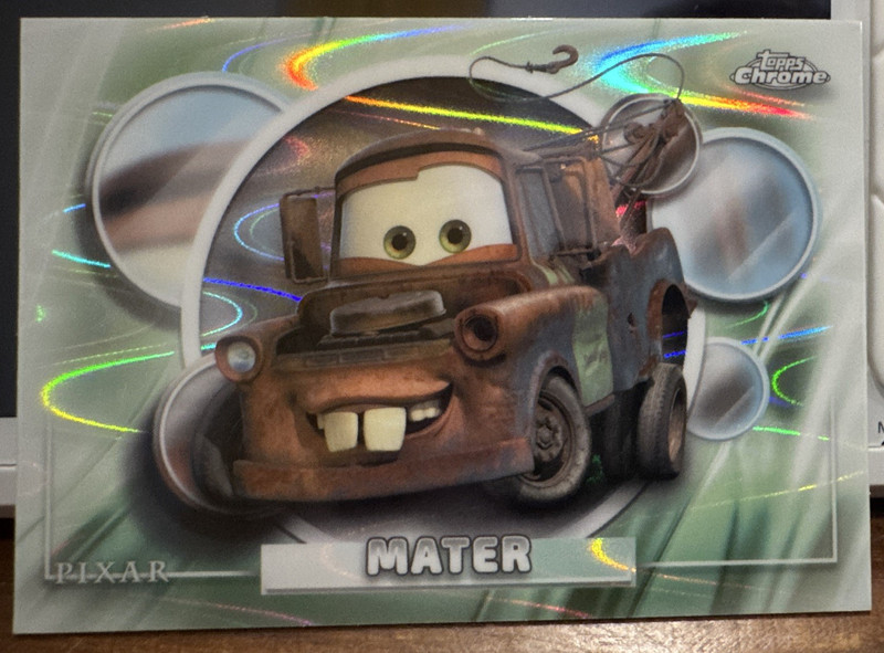 Topps Chrome Disney Pixar Cars 2026 Mater #21 ray waves  Trading Card