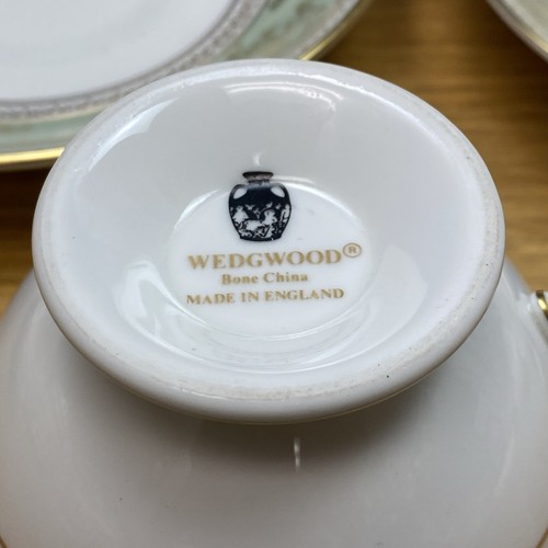 Wedgwood Columbia Szałwia Zielona obręcz Kształt lej (12 zestawów) Kubki i spodki - Zdjęcie 8 z 9