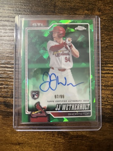 JJ Wetherholt #RA-JJW 2026 Topps Chrome Rookie Autograph card