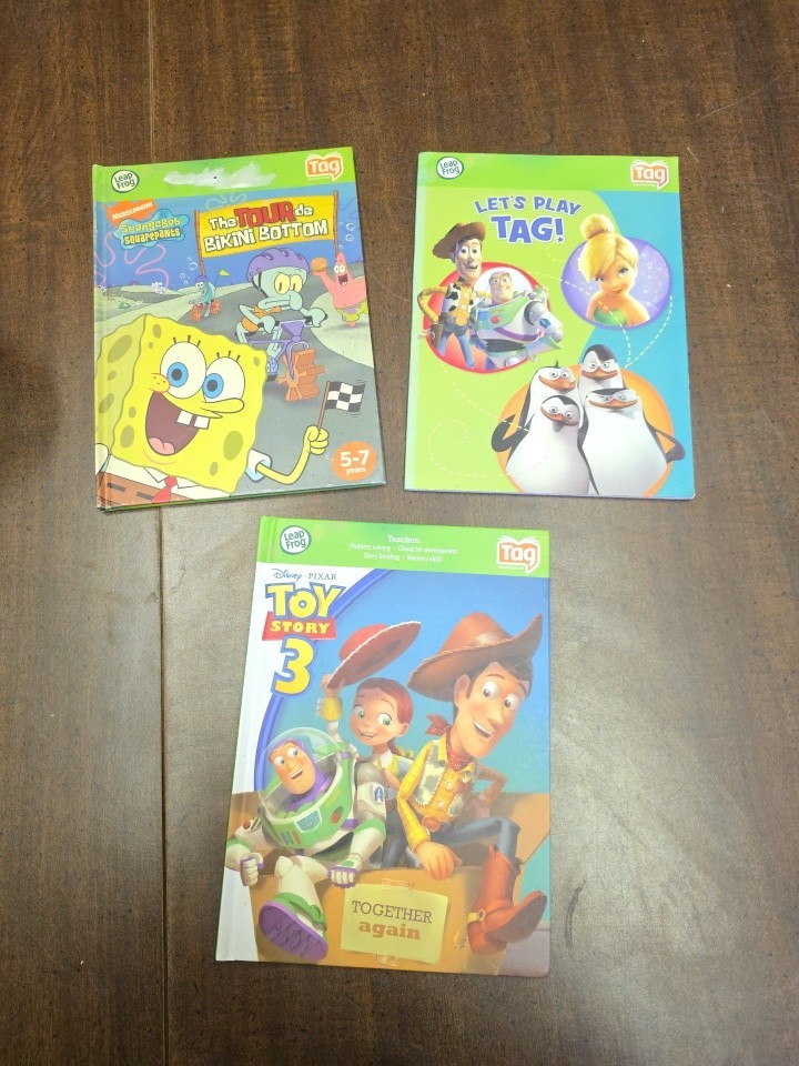 New Lot Leap Frog Tag Learning System Books Learn To Read Lot Of 3
