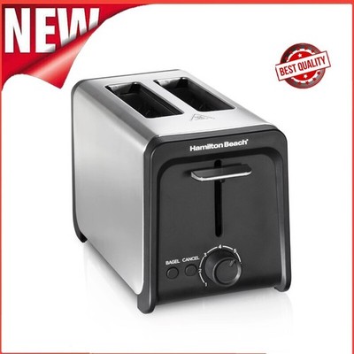 2 Slice Toaster W/ Wide Slots Bagel Function Toast Boost Stainless Bread Waffles
