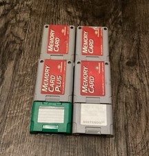 Lot of Nintendo 64 Memory Cards, Memory Card Plus  Controller Pak