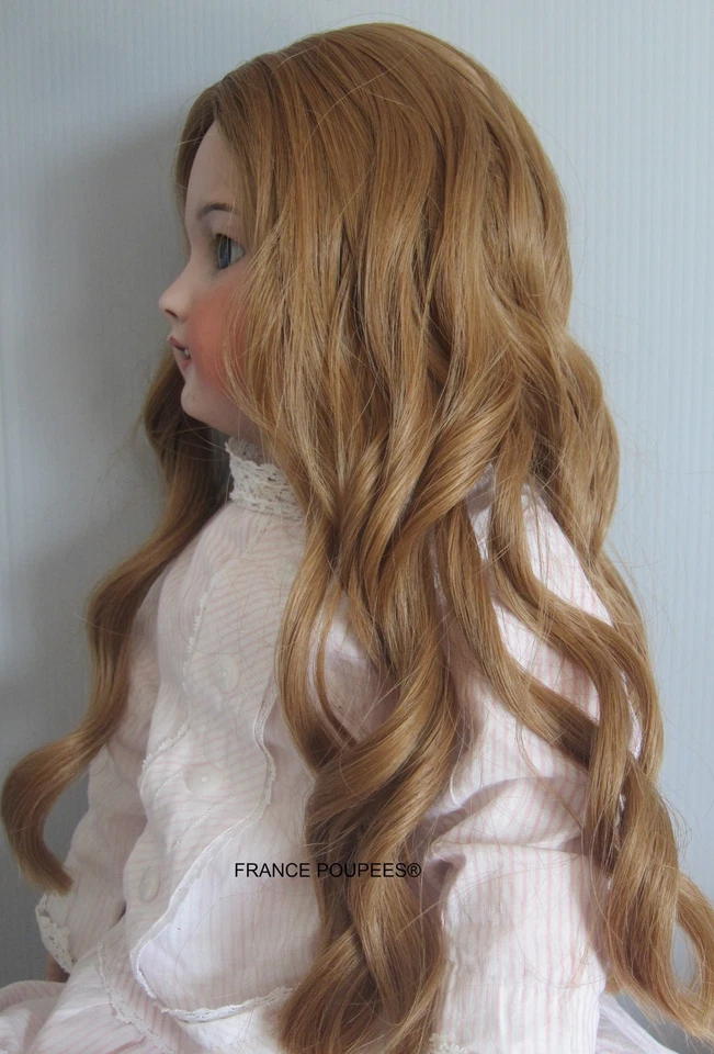 Perruque Jumeau® poupée ancienne Française, Allemande XIXème-T32/34cm (13") - Photo 2/4