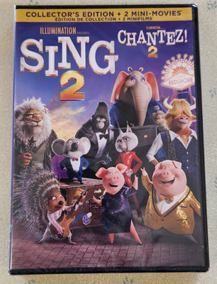 Sing 2 (DVD, 2022) - Illumination - Animated - Kids Movie
