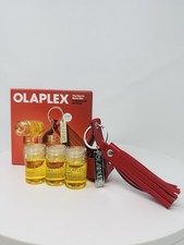 OLAPLEX The Key to Shine Set No. 7 Bonding Oil 3 x 7.5 ml Leather Keychain NEW