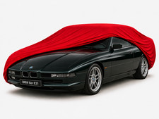 Ganzgarage Indoor Stretch Cover Carcover f�r BMW 8er E31 Coup� rot