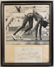 Wilma Rudolph   **Signature / Autograph**                       Olympic Champion