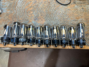 5 used 5U4GB GA radio rectifier tubes TV7 tested Ex - NOS