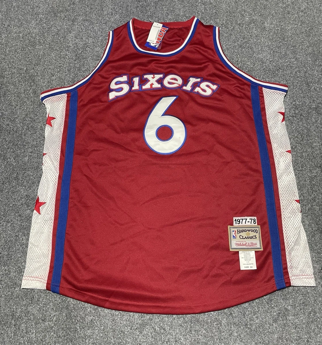 Mitchell&Ness Dr.J シクサーズ アービング レジェンド Las mejores ofertas en Camisetas de la NBA Julius Erving 54 Tamaño