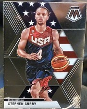 2019-20 Panini Mosaic Steph Curry Team USA Base Golden State Warriors #260