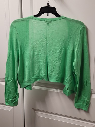 Talbots Damen Cardigan Pullover vorne offen Größe: Small grün süß bezaubernd - Bild 7 von 12