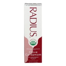Radius, Organic Toothpaste Clove Cardamom, 3 Oz
