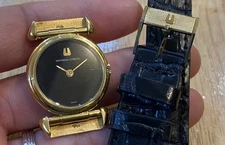 vintage Rare Universal Geneve 842678 Stone Dial Special Lugs Art Deco Unisex