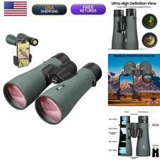 12x50 UHD Binoculars with Upgraded Phone Adapter for Adults