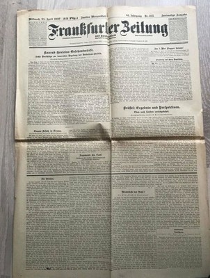 Frankfurter Allgemeine Zeitung (FAZ) ab 1937