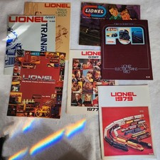 Lionel Train Catalogs 5 Books Year 1966 And 1977-1980 Plus 2 Track Layout Books