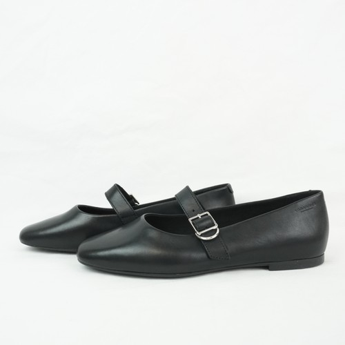 Vagabond Jolin Leather Mary Jane Ballet Flats in Black Size 38 | 5608-001-20 - Picture 5 of 11