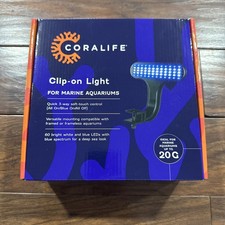 Aquarium Fish Tank Coralife 3-Way Clip-On LED Light 20 Gal   NEW  