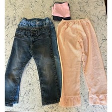 Bundle of 5 Girl's Size 6 Pants  Jeans Seer Sucker UT Orange Cherokee Denim