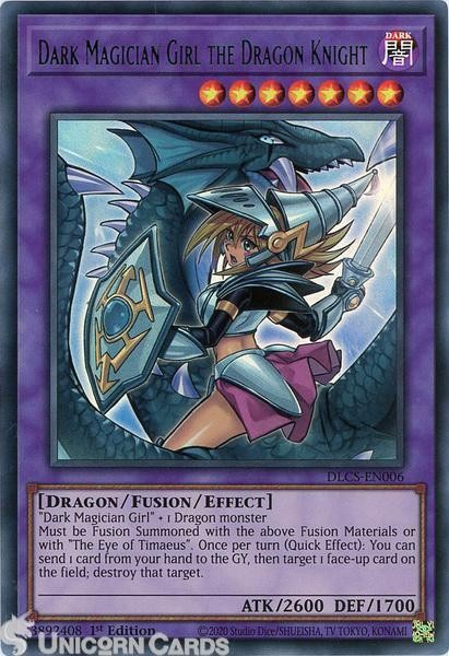 DLCS-EN006 Dark Magician Girl the Dragon Knight ALT ART : Green : Ultra Rare 1st
