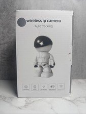 Cámara IP Inalámbrica Robot de Seguimiento Automático Blanco Interior HD Inalámbrico Audio Infrarrojo