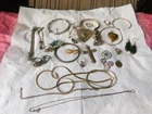 Lot 246 grams Vintage 925 Sterling Silver Mixed Jewelry Rings Necklaces Earrings