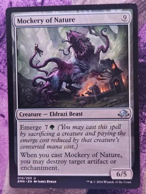 Mockery of Nature 10 Uncommon Eldritch Moon Magic: The Gathering Lightly Played