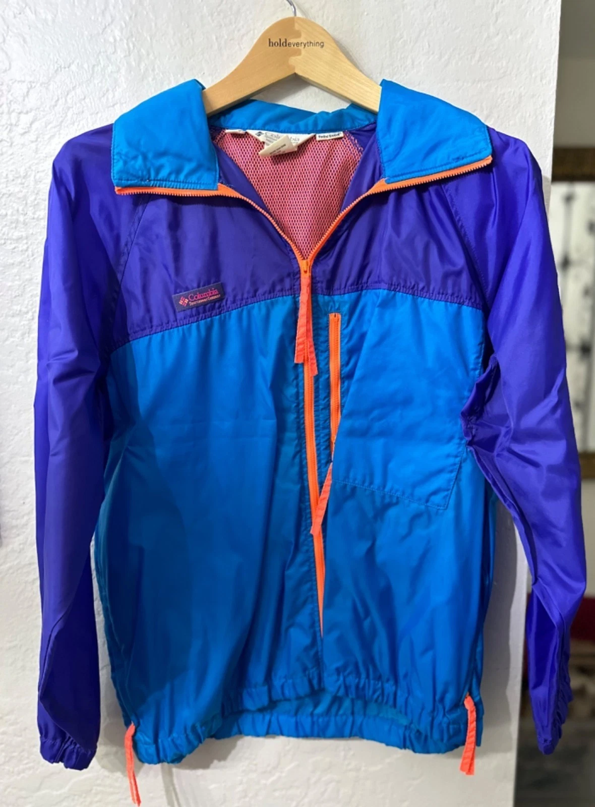 Columbia Sportswear Radial Sleeve Windbreaker Jacket Size Large Nylon