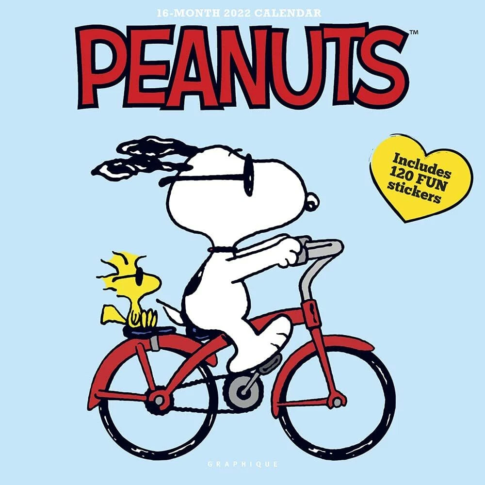 海外輸入 Graphique 2024 Peanuts Wall Calendar, 12” x 12”, Thick Paper, Home