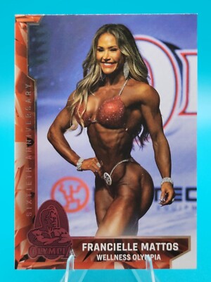 Francielle Mattos Wellness Olympia 60th Anniversary Base Holo Trading Card