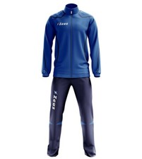 Zeus Men's Microfiber Faun Walking Tracksuit Blue Blue XS-S
