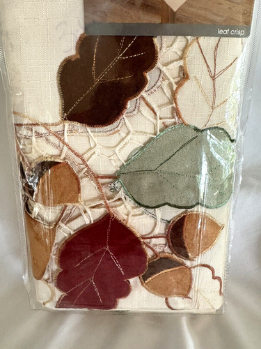 Fall Tablecloth 60"x84" Oblong, Thanksgiving Autumn Harvest JCP NEW - Picture 3 of 12