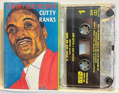 Cutty Ranks : A Who Seh Me Dun (Cassette Tape Single Card Sleeve) *Rare*  *Good* | eBay
