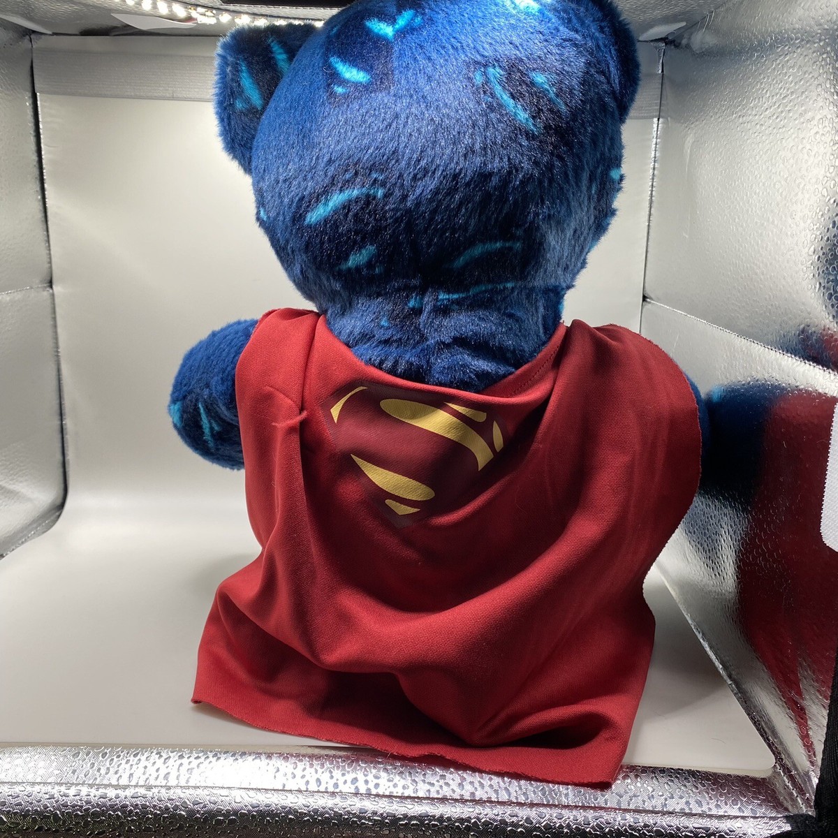 Build A Bear Superman Man Of Steel Bear With Costume & Cape